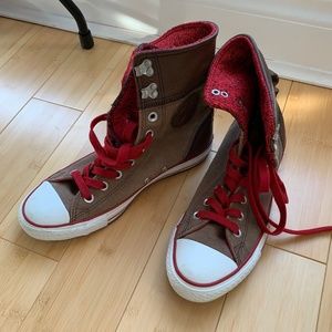 Converse Chuck Taylor Elsie Rolldown Suede shoes